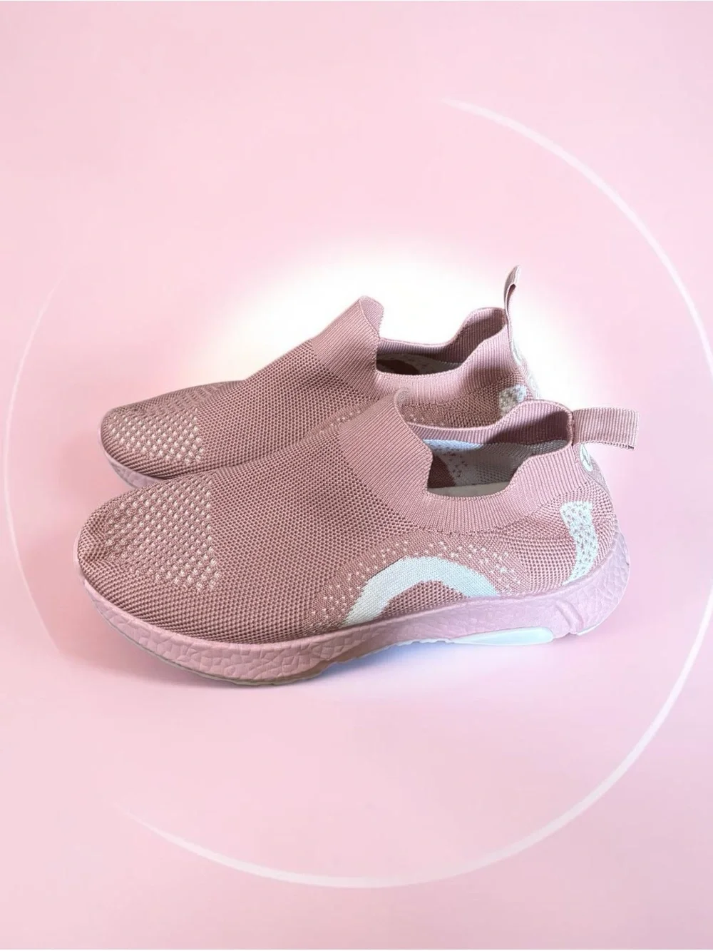 Ecko Red Mauve Pink Athletic Slip On Shoes Pull On Size 9 NWT Women’s